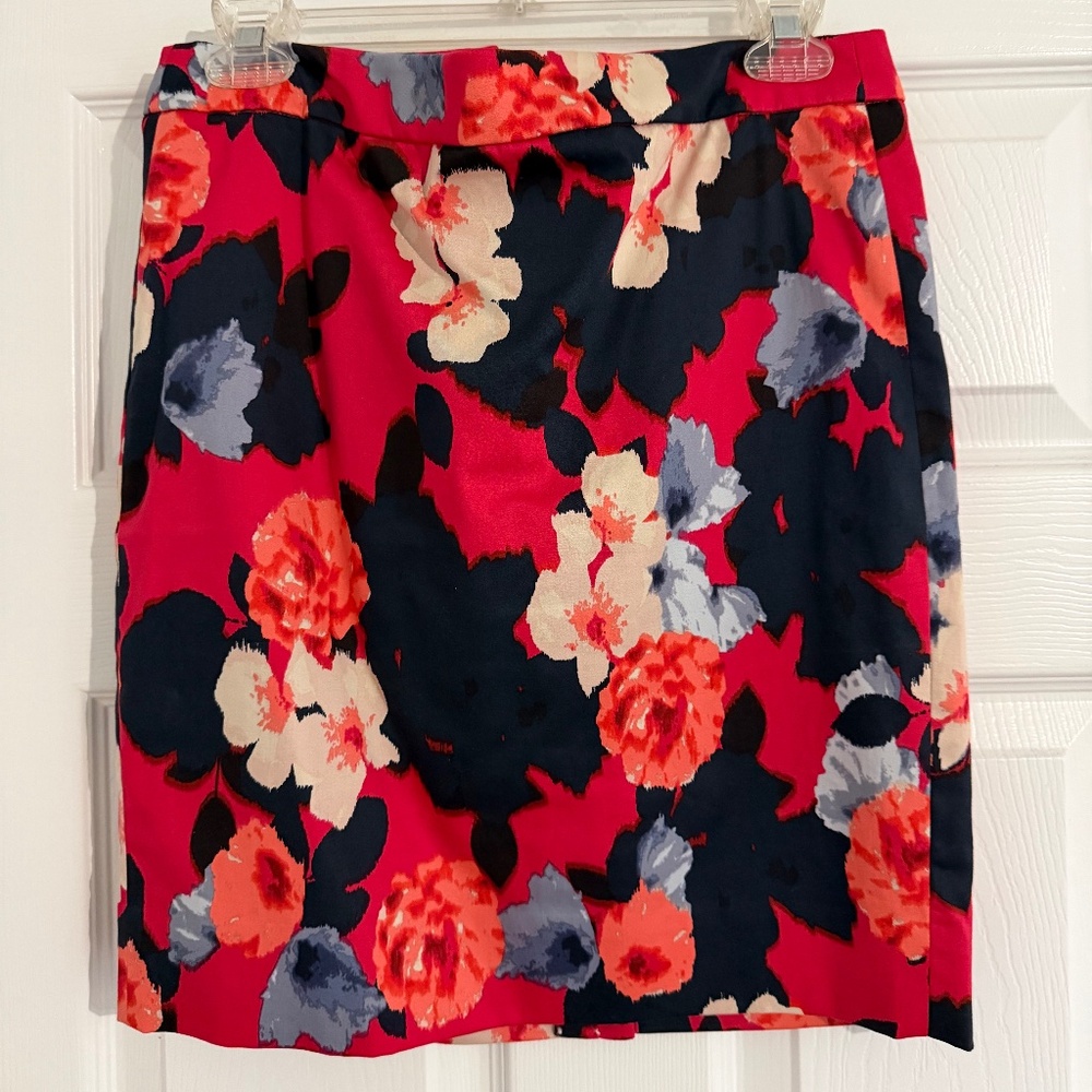 JCrew Floral Skirt